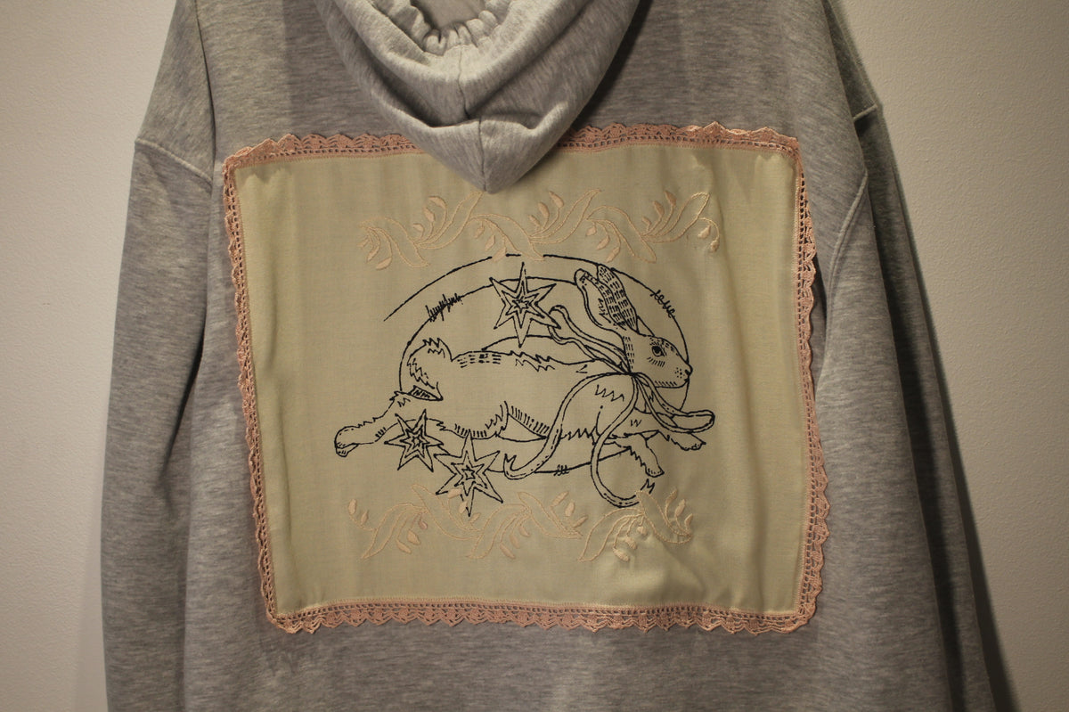 Patchwork Bunny Hoodie