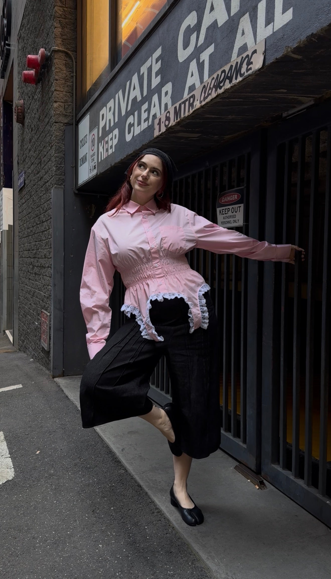 Garter Shirt - Pink