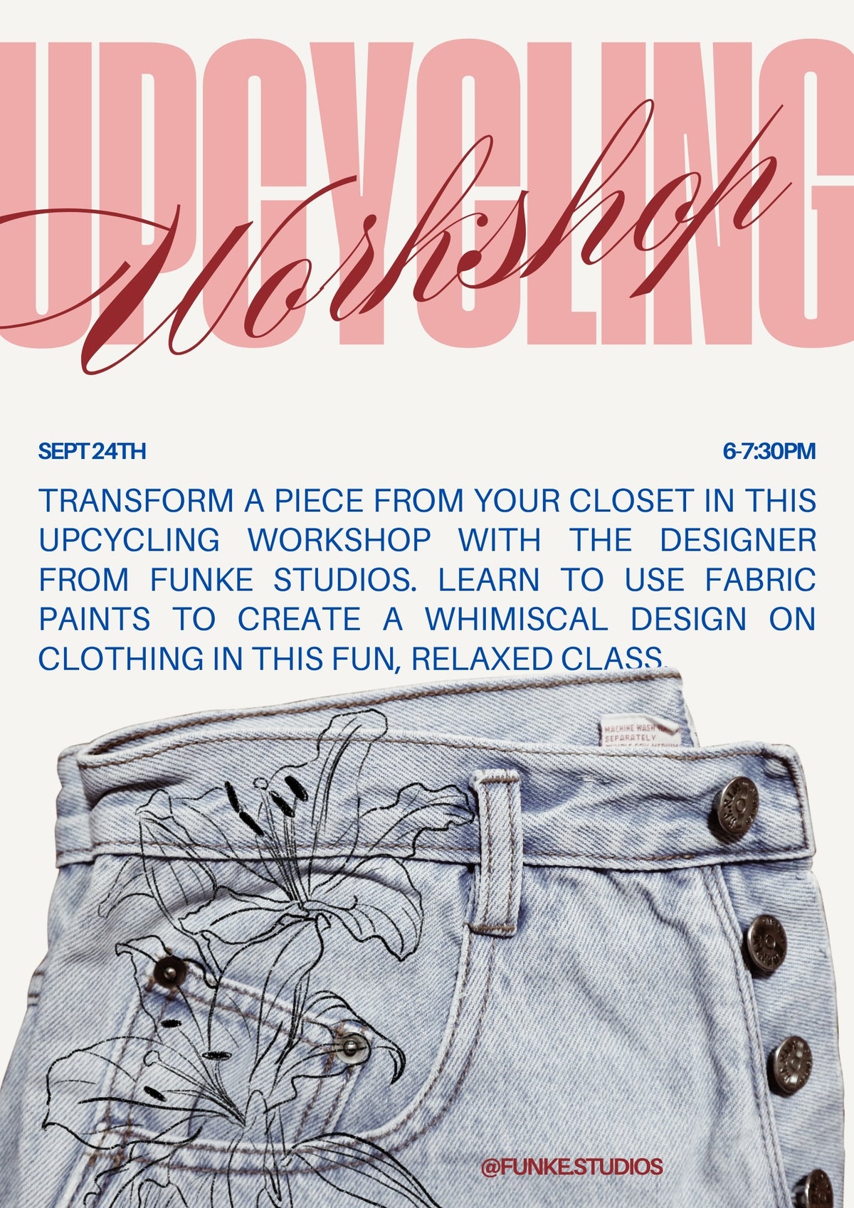 Upcycling Workshop - 24th of September